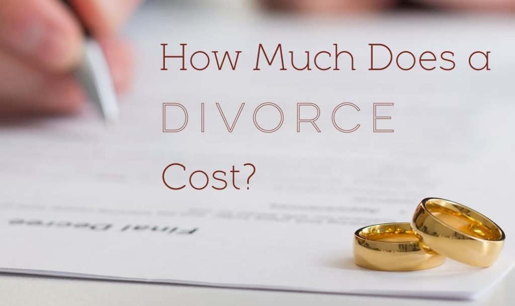 how much does a divorce cost without a lawyer